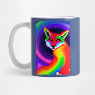 BEAUTIFUL RAINBOW FOX Mug